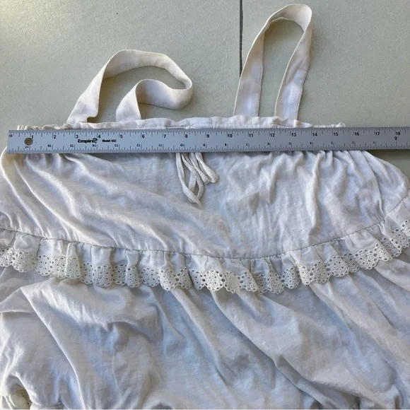 Anthropologie Tiered Eyelet Tank Top Women’s Size XS - Picture 6 of 8
